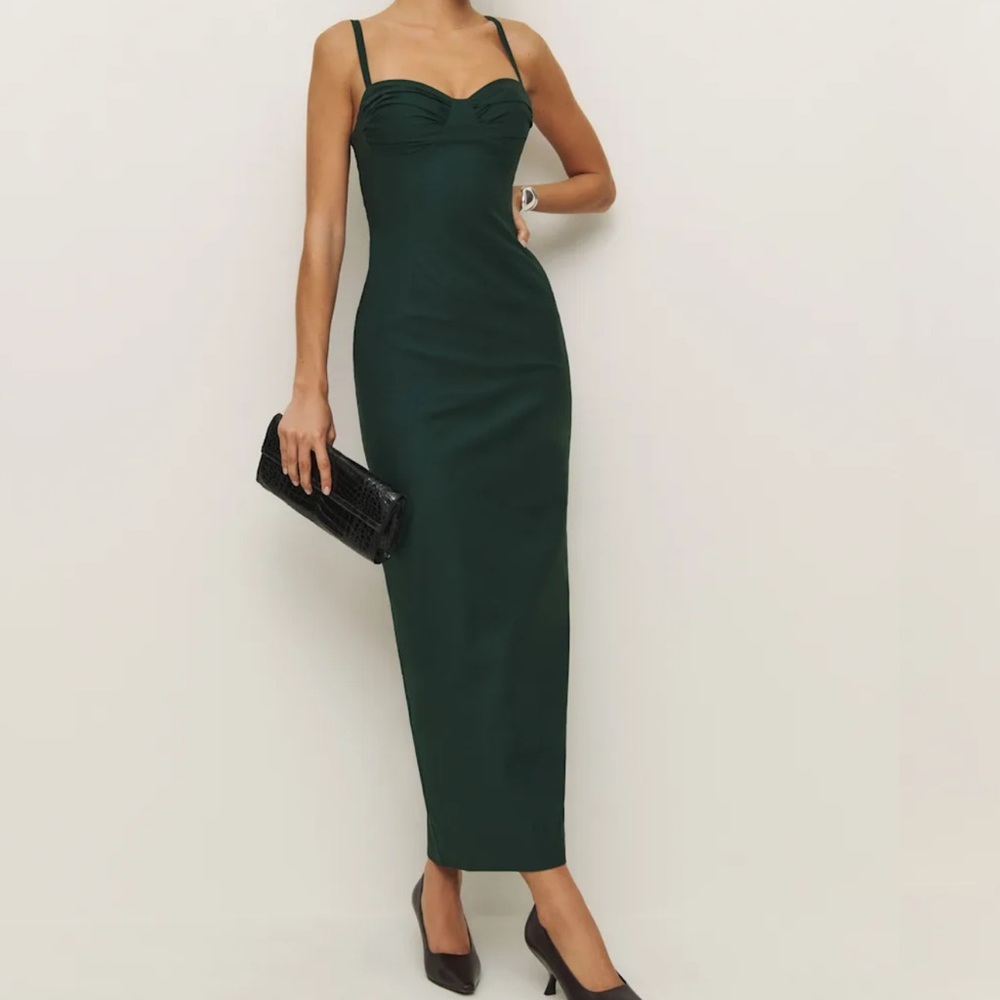 Reformation - Stormi Dress - Forest color - Size 6